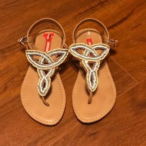 Unionbay beaded sandals